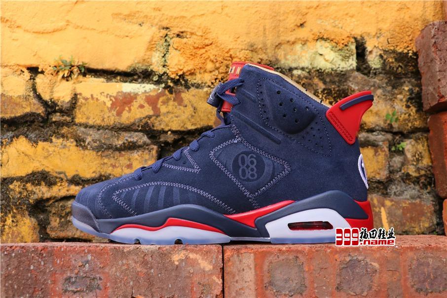 乔丹6 Air Jordan 6 “Doernbecher”DB货号：CI6293-416 乔6慈善实拍欣赏