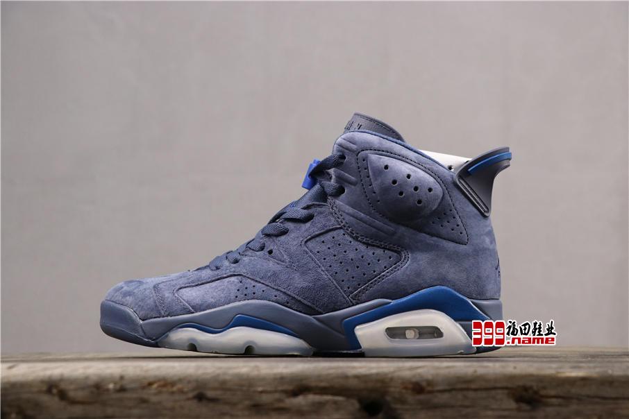 AJ6 乔丹6代 Air Jordan 6 Retro 吉米巴特勒男篮球鞋 吉米巴特勒黑曜石蓝货号：384664-400
