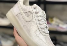 Clot x Nike Air Force 1 Premium AF1 纯白丝绸 联名 货号：AO9286-100