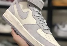 AIR Force1 mid Premium WMNS 灰老鼠 货号：596728-307