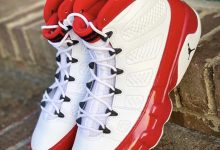 红白漆皮 Air Jordan 9 “Gym Red” 货号：302370-160 发售日期：2019年10 月 5 日