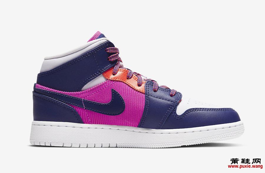 Air Jordan 1 Mid GS Fire Pink 555112-602发售日期