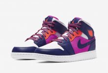 Air Jordan 1 Mid发售，搭配Fire Pink灯芯绒 货号：555112-602