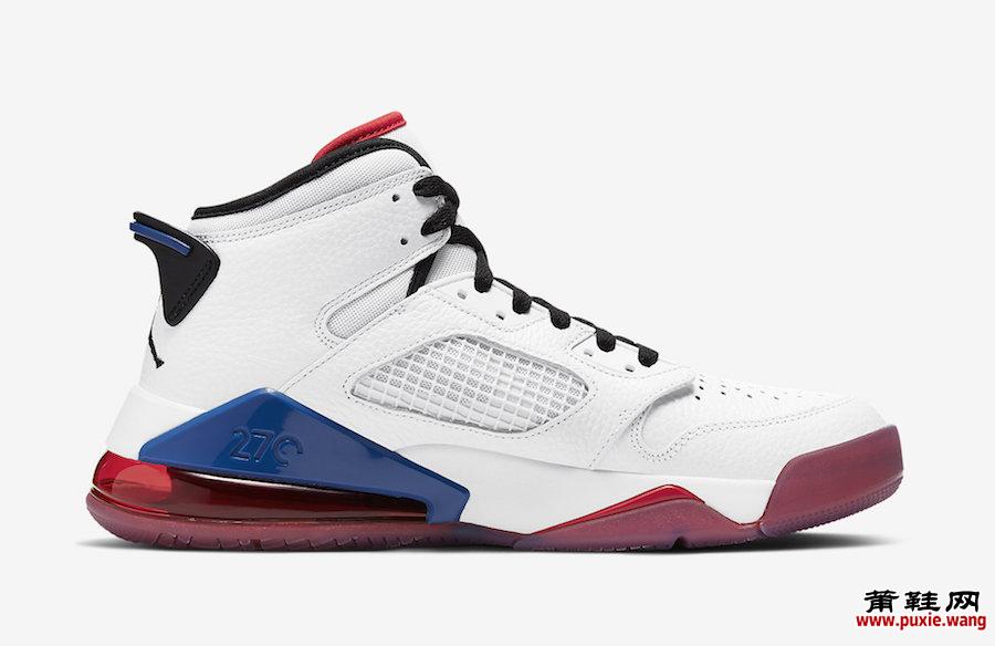 Jordan Mars 270 White Red Blue CD7070-104发行日期信息