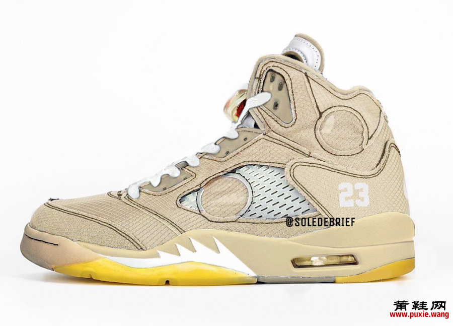 Off-White Air Jordan 5 Cream CT8480-100 Release Date Info