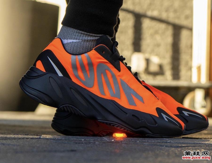 adidas Yeezy 700 MNVN Orange FV3258发售日期