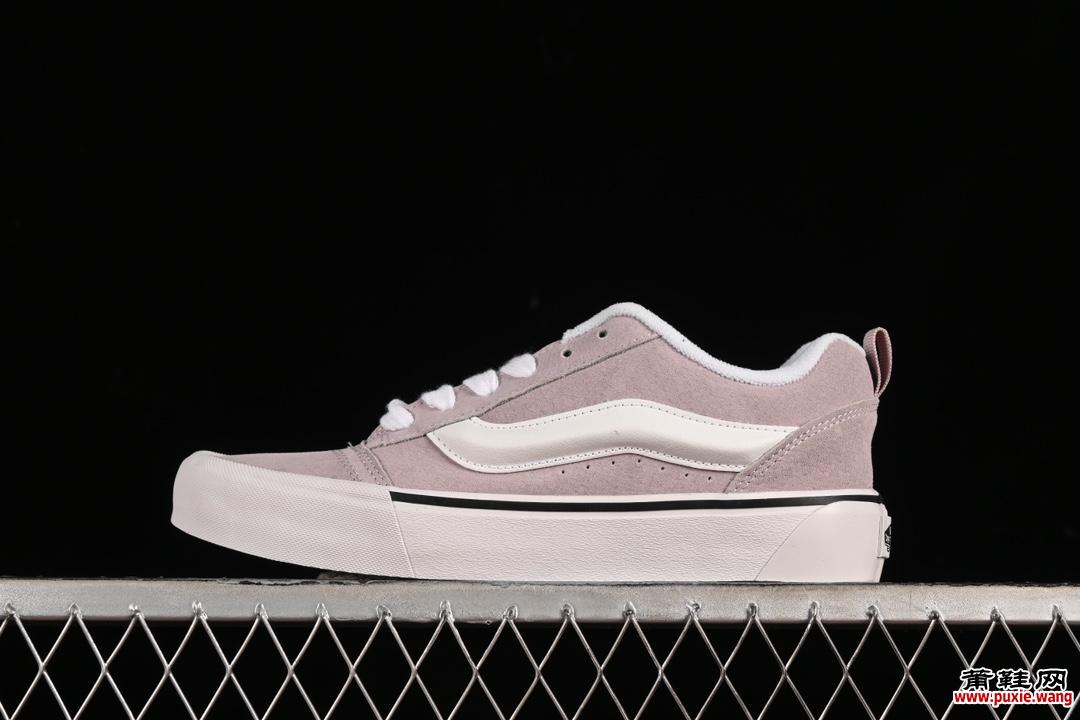 Vans Classics Knu Skool 范斯官方 藕粉厚鞋舌面包鞋 VN000CRP0L08