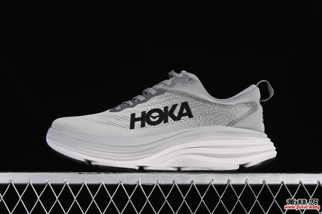 HOKA ONE ONE Bondi 8 余文乐同款 机能缓震跑鞋 1123202 SHMS