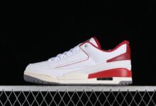 Air Jordan 2/3 Retro AJ2/3 乔2/3白红色 低帮篮球鞋 FD0383-161