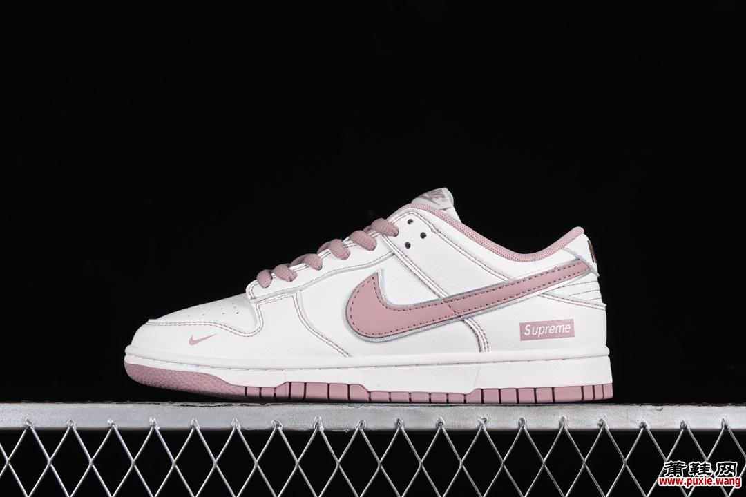 Supreme x Nike SB Dunk Low 联名-胭脂粉 周年高端定制 低帮休闲板鞋 DY1503-006
