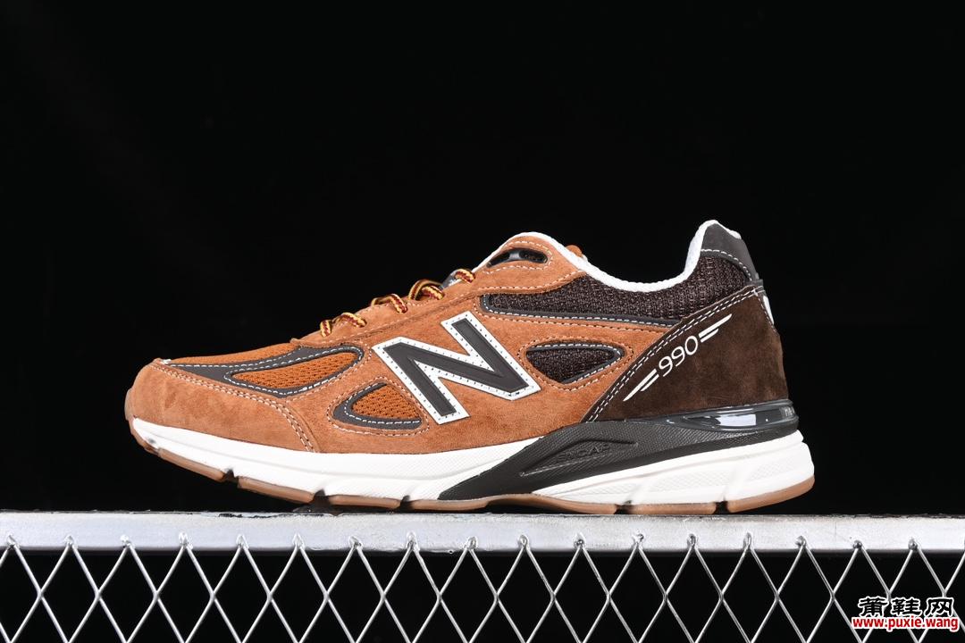 公司级 New Balance NB990系列 高端美产复古休闲跑步鞋 M990LL4