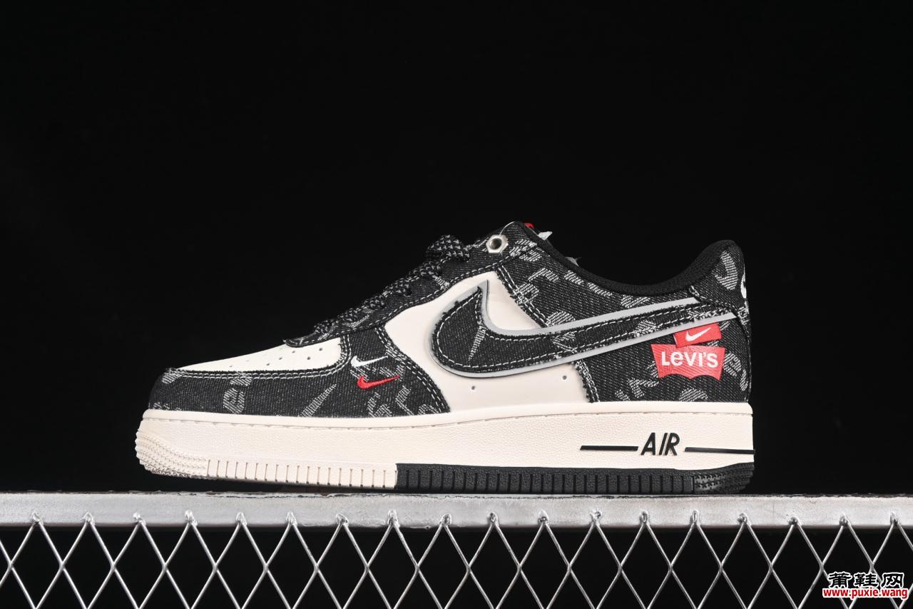 Nike Air Force 1'07 Low × Levi's联名款黑牛仔板鞋深度解析