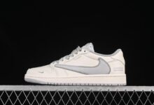 Travis Scott x Fragment Design x Air Jordan 1 Low OG SP 倒钩联名鞋 DH0223-322