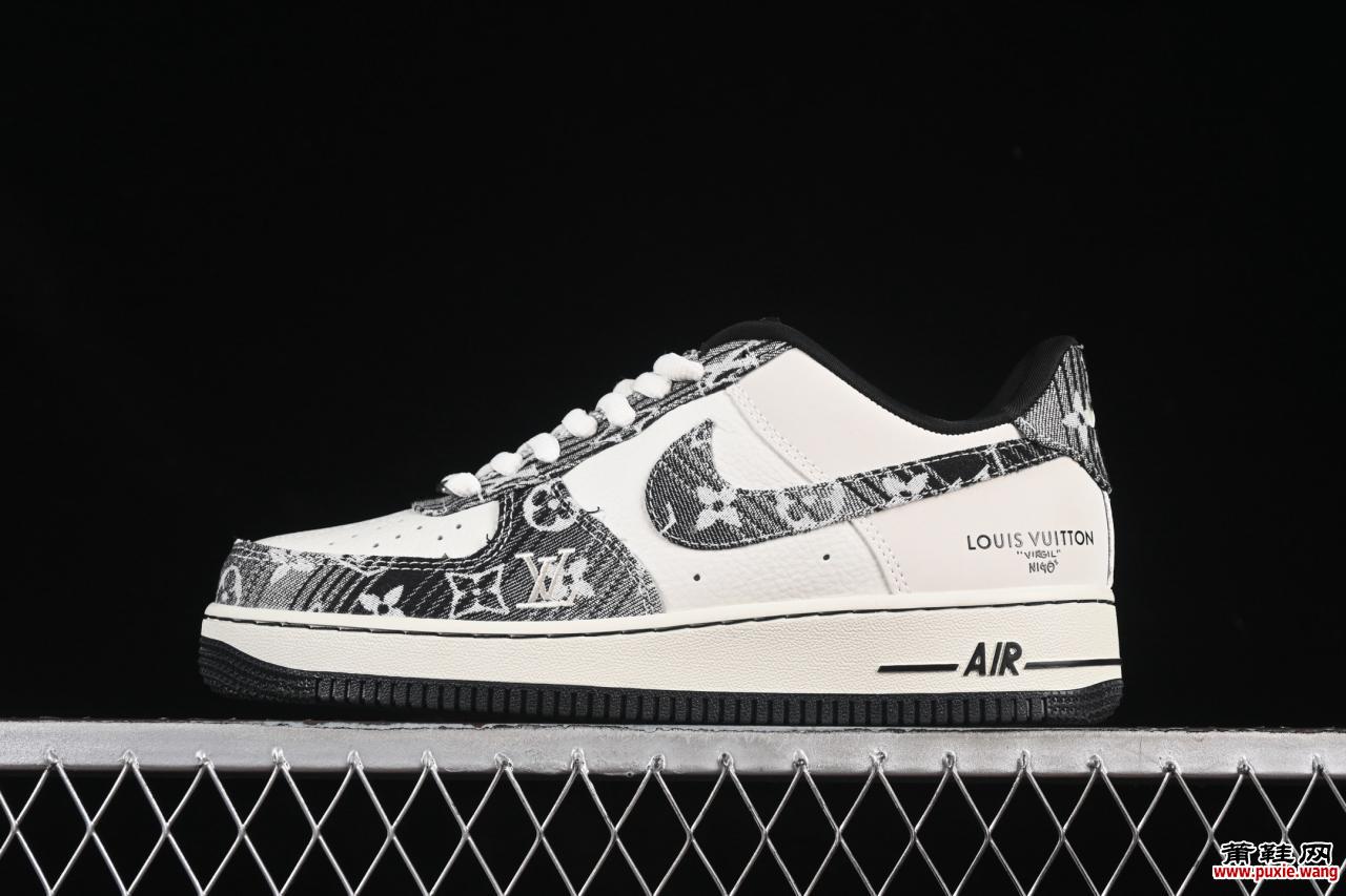 Nike Air Force 1'07 Low LV联名灰黑牛仔款深度解析（2025款）——纯原工艺的巅峰呈现