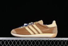 Wales Bonner x Adidas联名GW1388板鞋：复古撞色与手工美学的巅峰之作