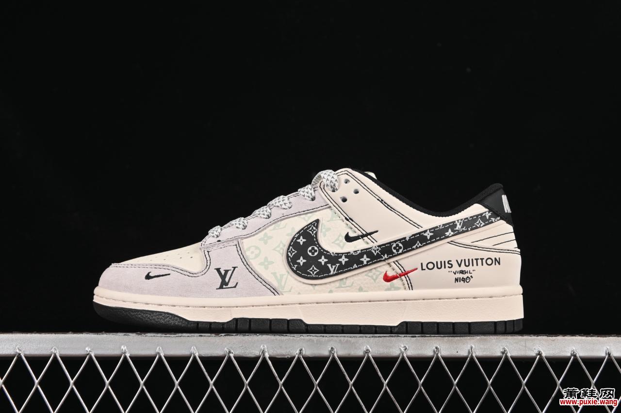 Nike SB Dunk LV联名YX5066-365发售！鳄鱼纹皮料+零瑕疵工艺定义顶配复刻