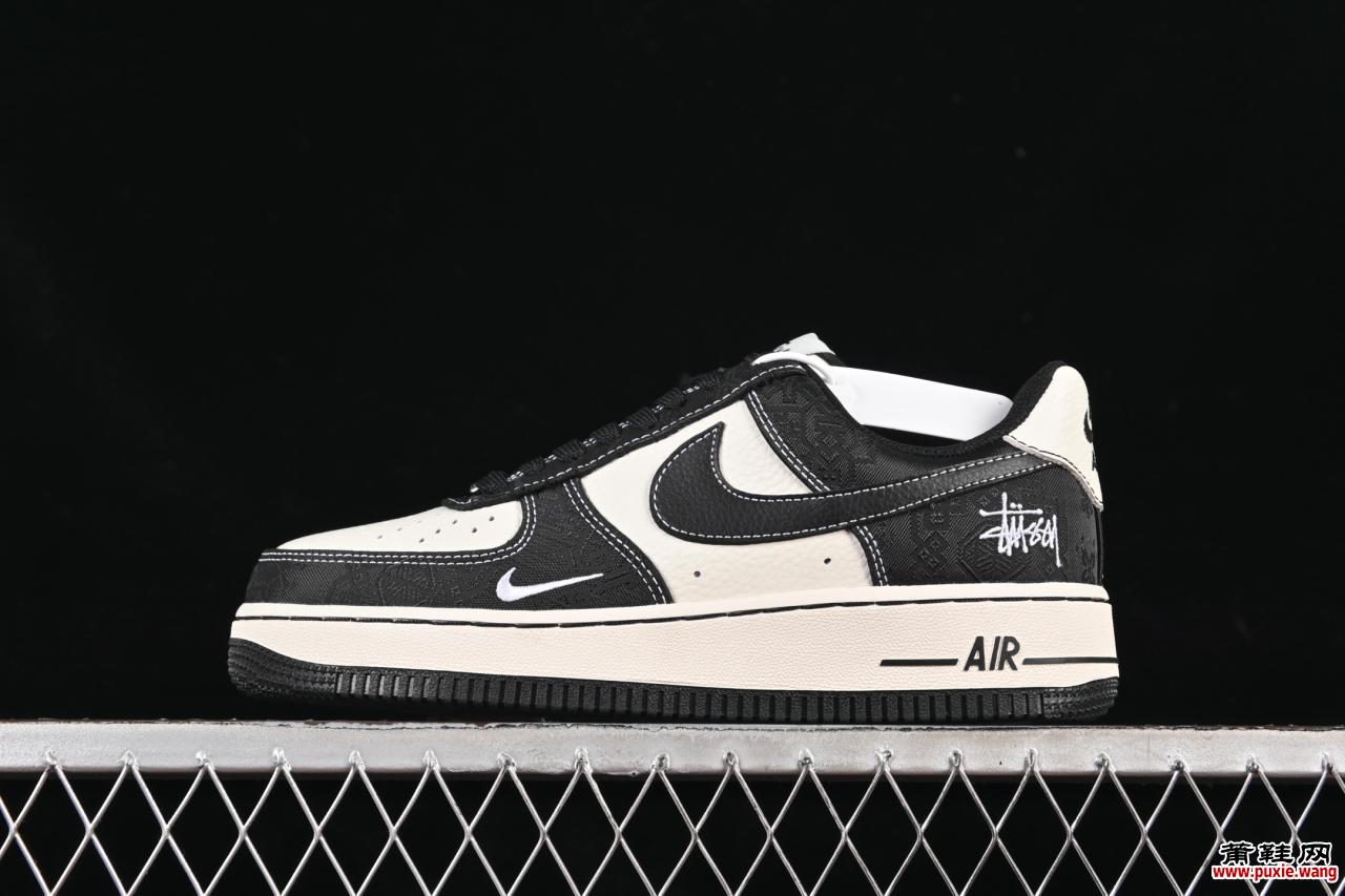 Nike AF1 LV联名LW9279-013发售！米棕棋盘格+三重防盗扣重释奢潮基因