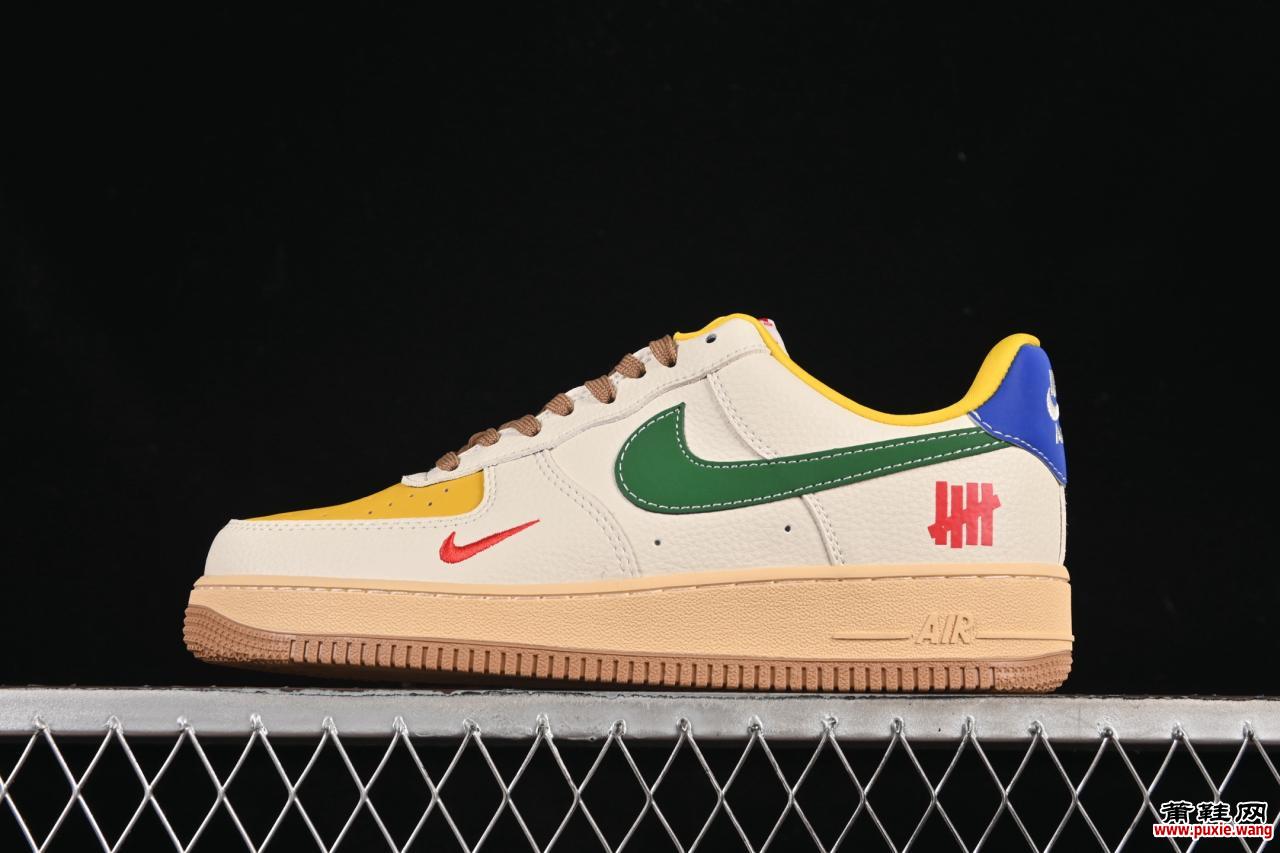 Nike Air Force 1'07 Low UN联名款：多彩拼接设计+全掌气垫科技 原楦工艺休闲板鞋