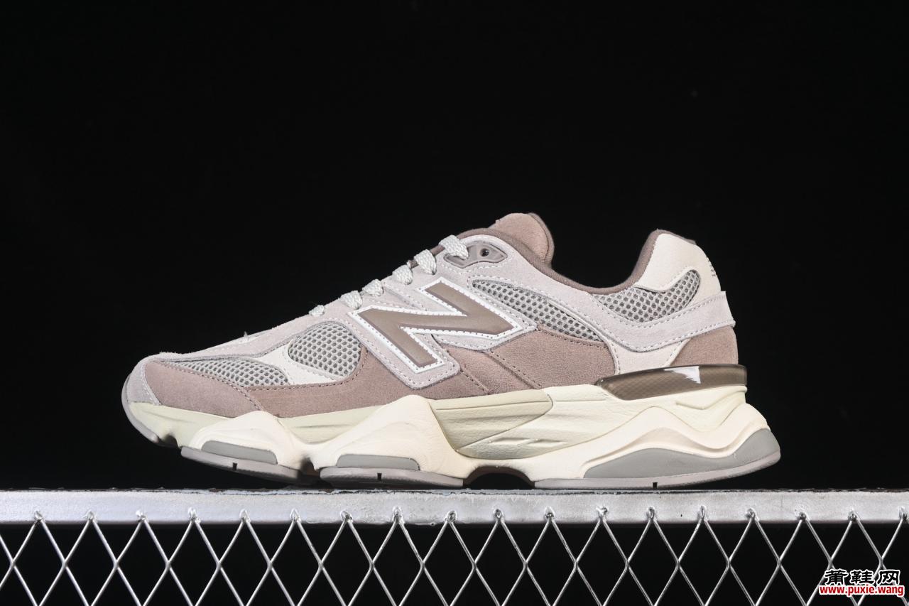New Balance NB9060系列复古慢跑鞋：夏日怀旧粉橘色调，ABZORB避震科技舒适出行
