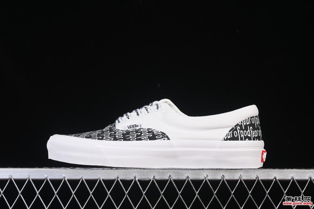 Vans Era 44 万斯Logo满印低帮休闲板鞋：经典硫化工艺，全方位1:1还原，打造街头潮流风尚