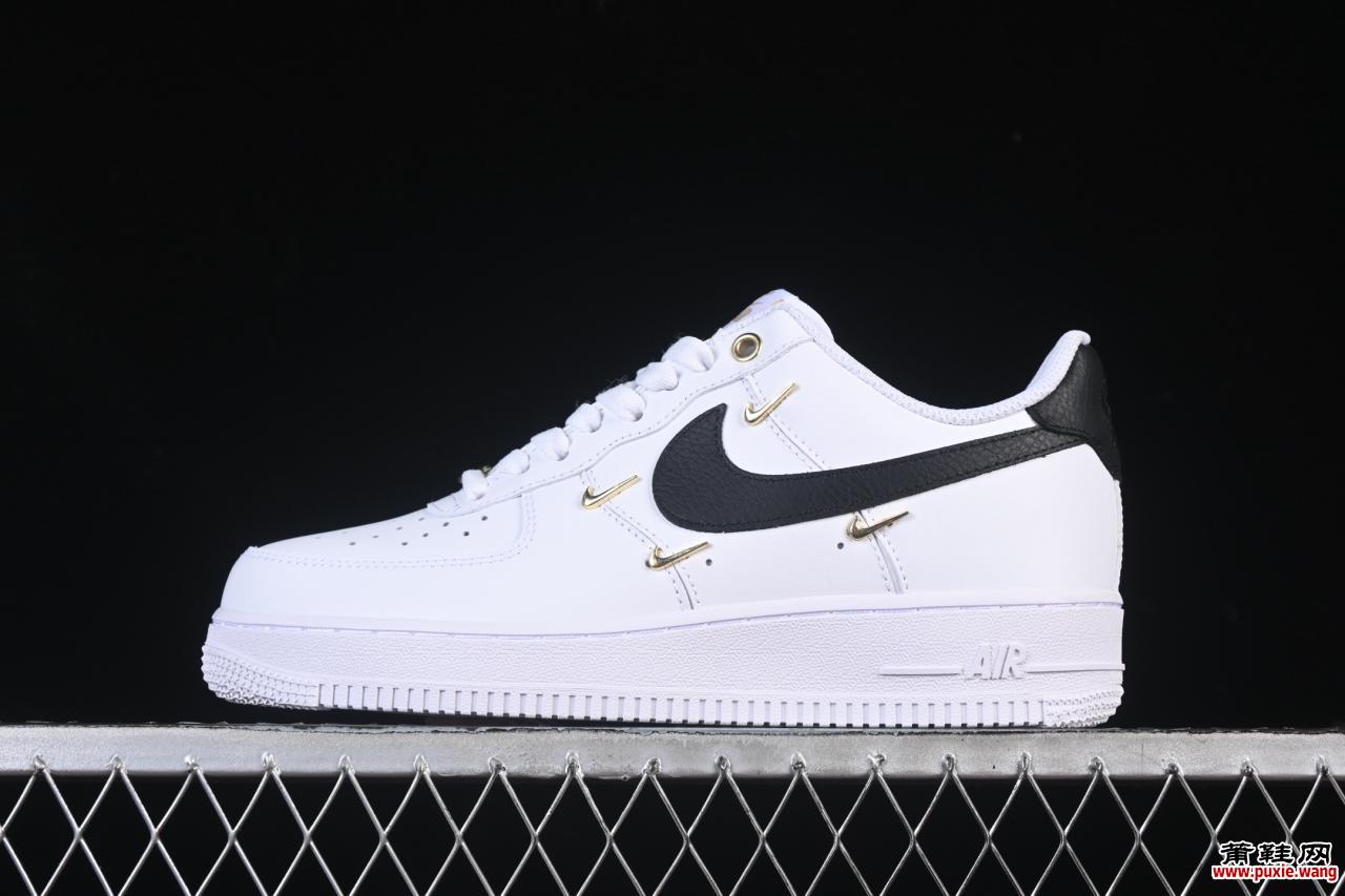 Nike Air Force 1'07 Low 四勾黑白板鞋：定制皮料与原楦工艺重塑经典，限量款彰显专属身份
