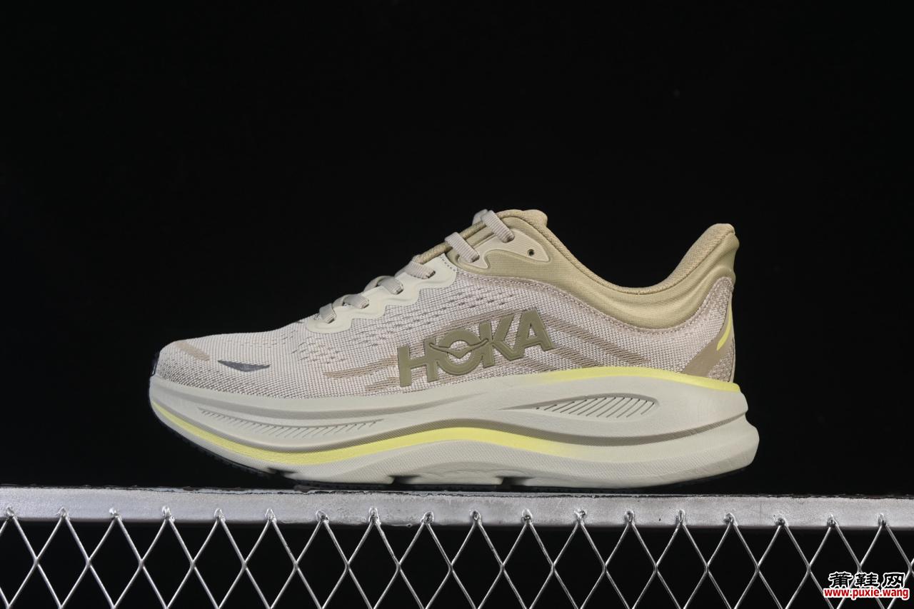 HOKA ONE ONE Bondi 9缓震跑鞋1162011｜工程网眼+莱卡橡筋+超厚Soft EVA，舒适每一步