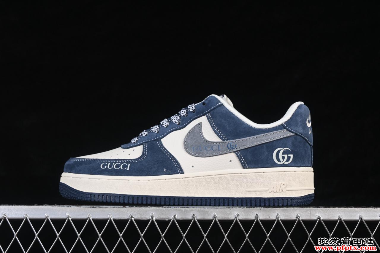 Nike Air Force 1 ‘07 Low 藏青白配色深度解析：定制工艺如何重塑经典，打造极致版型与脚感