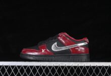 Nike SB Dunk Low 马年限定红檀玄银深度解析：高端定制工艺与生肖文化美学的融合