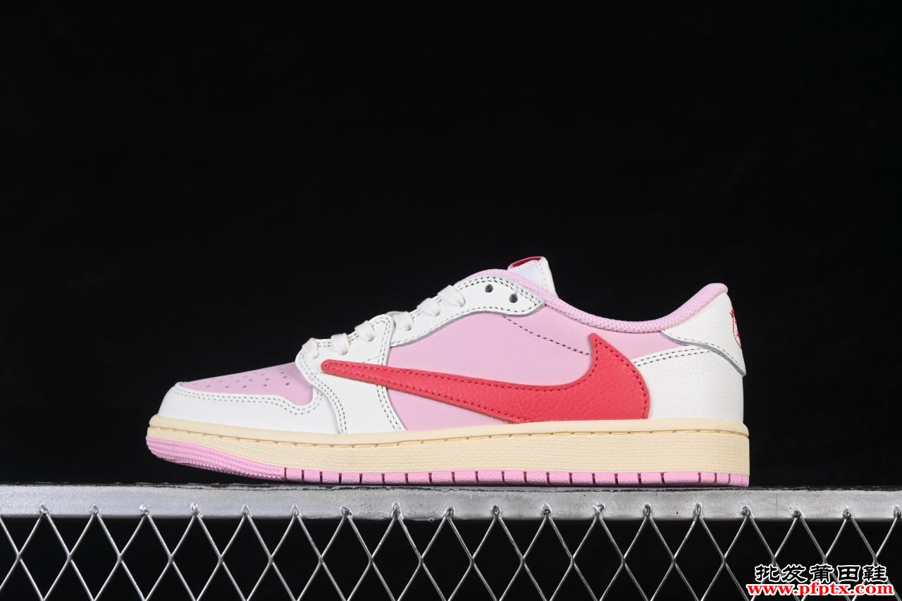 Travis Scott联名AJ1倒钩低帮深度解析：反钩设计颠覆经典，顶级复刻工艺全指南