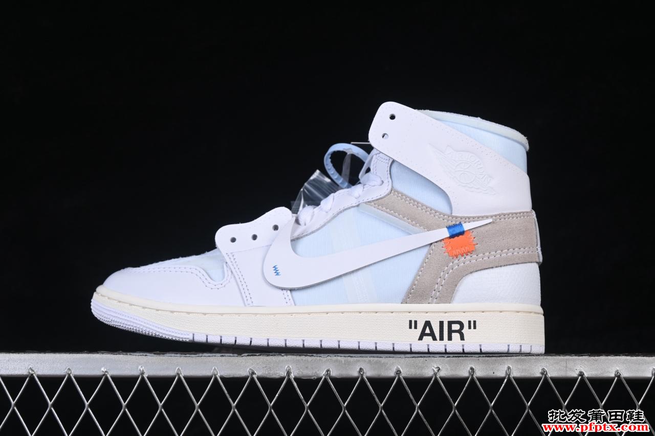 Off-White联名AJ1白配色深度解析：解构主义美学与顶级复刻工艺的完美融合