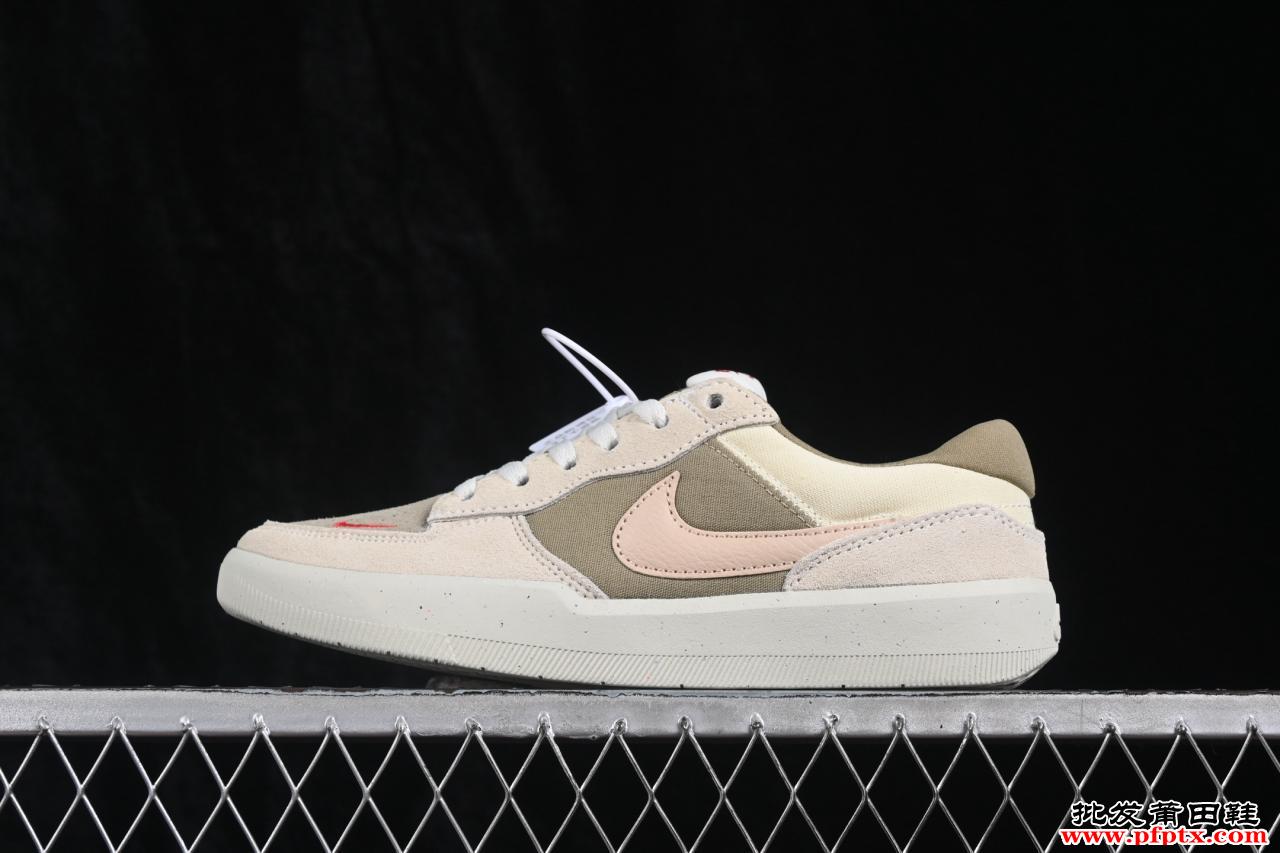 Nike SB Force 58 耐克简版复古滑板鞋 DV5477-106 翻毛皮拼接帆布硫化橡胶包边百搭情侣款