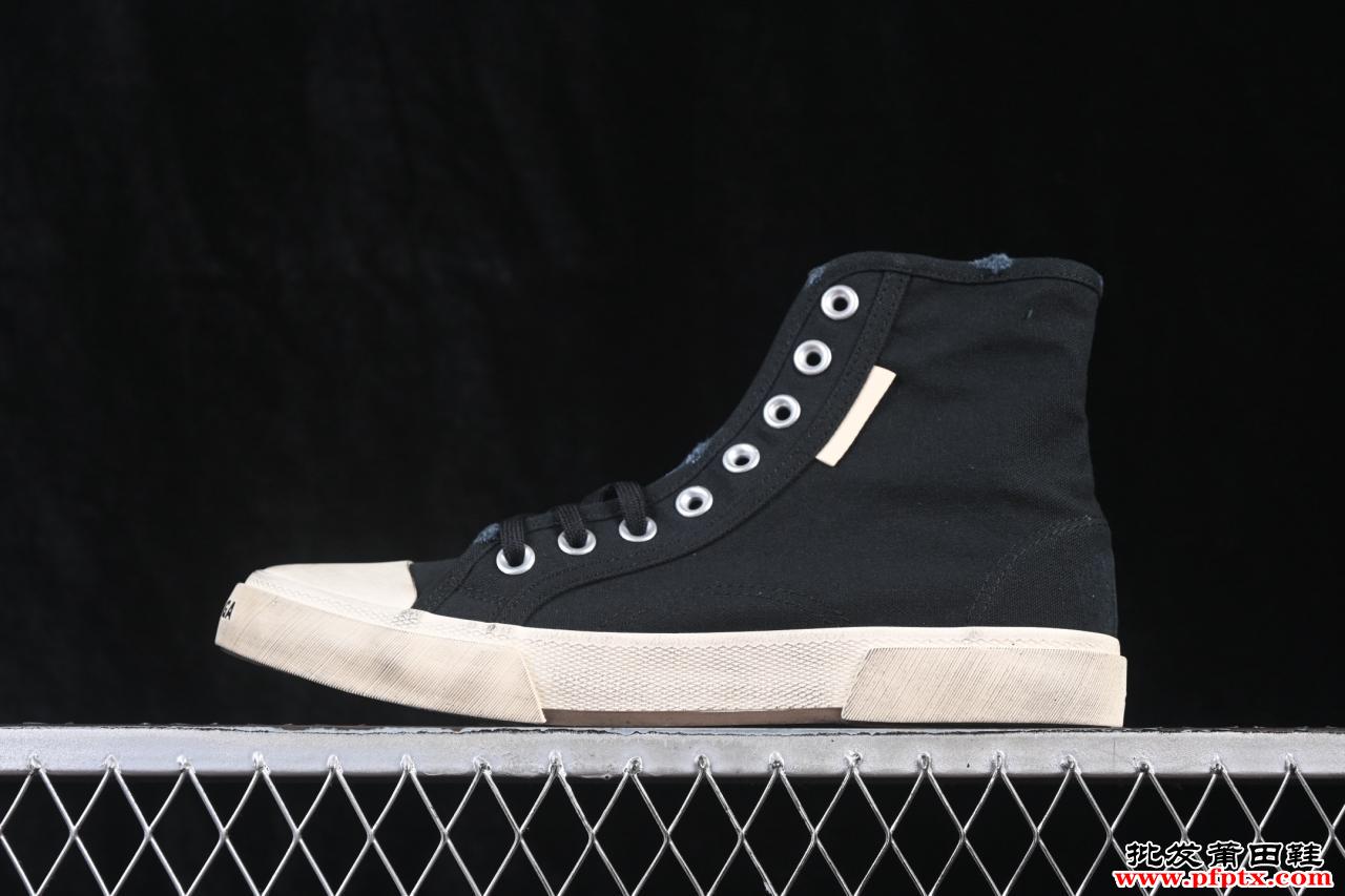 Balenciaga Paris Low 巴黎世家磨损做旧高帮系带时尚板鞋 W3RC11090男女同款潮流板鞋值得入手