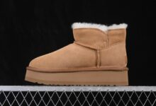 UGG Classic MINI 加绒时尚舒适厚底雪地靴 3352-1栗色冬季百搭保暖日常穿搭推荐款多码可选欢迎选购